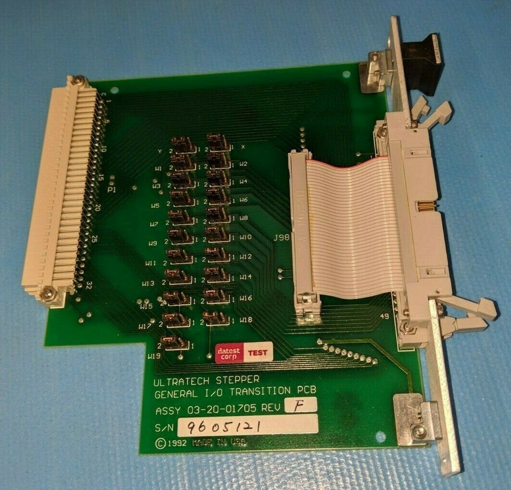 Ultratech Stepper General I/O Transition PCB 03-20-01705 Rev F