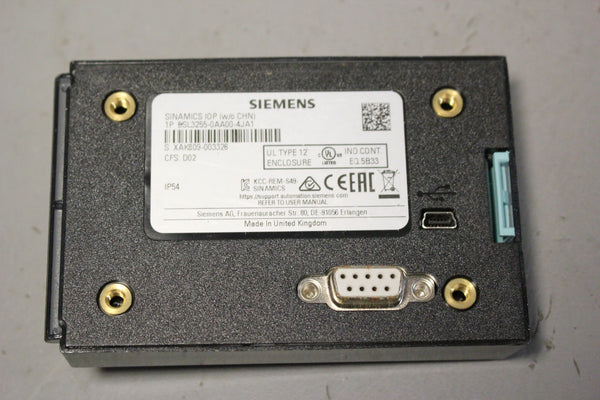 SIEMENS DRIVE INTELLIGENT OPERATOR PANEL 6SL3255-0AA00-4JA1 (A1)