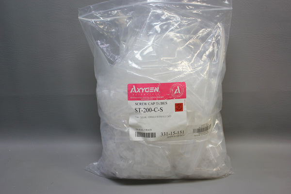 500 AXYGEN 2.0 mL Self Standing Conical Screw Cap Microcentrifuge Tube w Cap