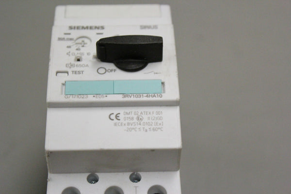 SIEMENS 3RV1031-4HA10 CIRCUIT BREAKER