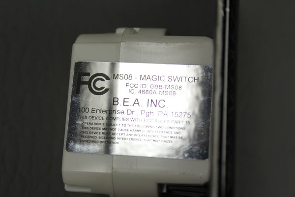 BEA 10MS08U MAGIC SWITCH SENSOR WAVE TO OPEN (RECTANGLE)