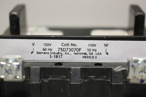 SIEMENS  75D73070F COIL 120 V