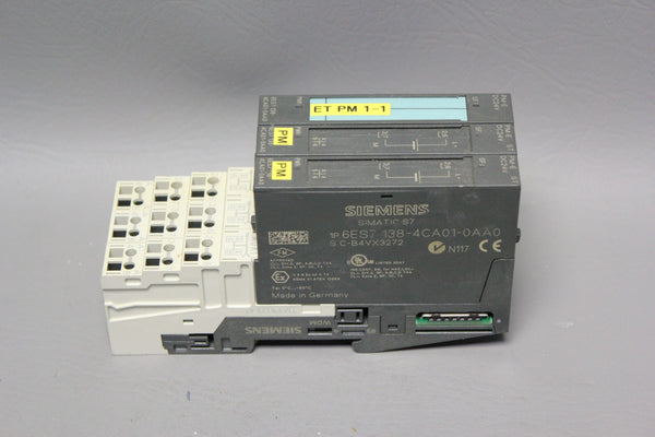 LOT OF 3  SIEMENS DIGITAL I/O MODULES  6ES7 138-4CA01-0AA0
