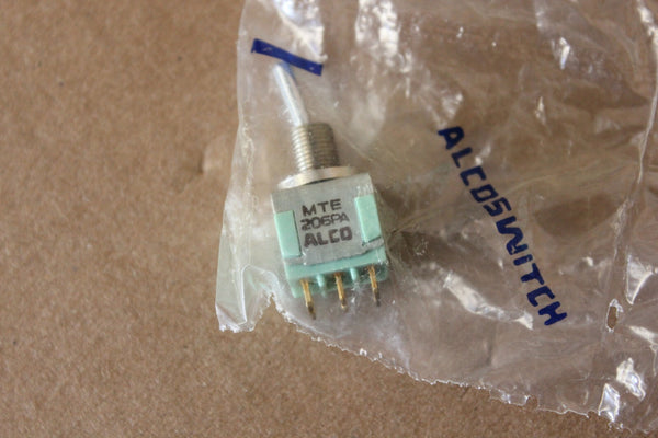 New Alco MTE206PA Toggle Switch With Hardware DPDT ON-ON-ON 6A~125V 3A~250V