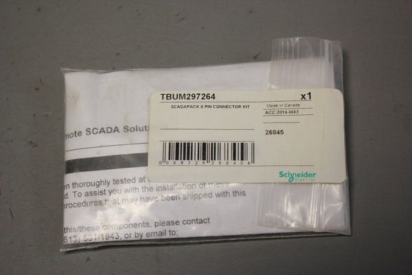 NEW SCHNEIDER SCADAPACK 8 PIN CONNECTOR KIT TBUM297264