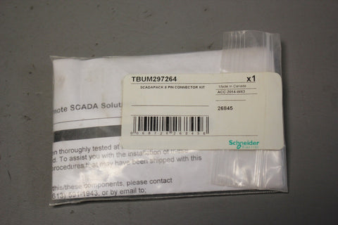 NEW SCHNEIDER SCADAPACK 8 PIN CONNECTOR KIT TBUM297264