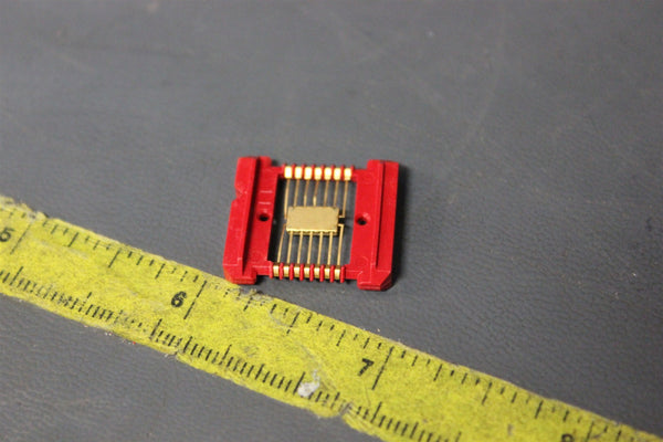 VINTAGE 1969 NOS RARE TEXAS INSTRUMENTS GOLD FLAT PACK IC PROCESSOR CHIP SN7400F