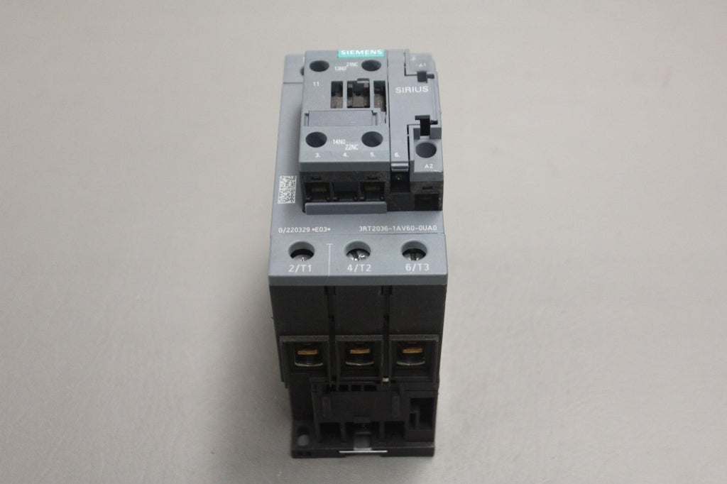SIEMENS 3RT2036-1AV60-0UA0 POWER CONTACTOR
