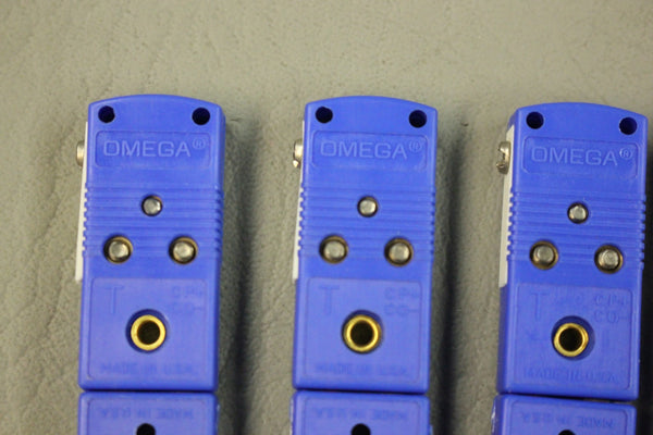 LOT OF 4 OMEGA MALE/FEMALE THERMOCOUPLE CONNECTORS TYPE T CO CP