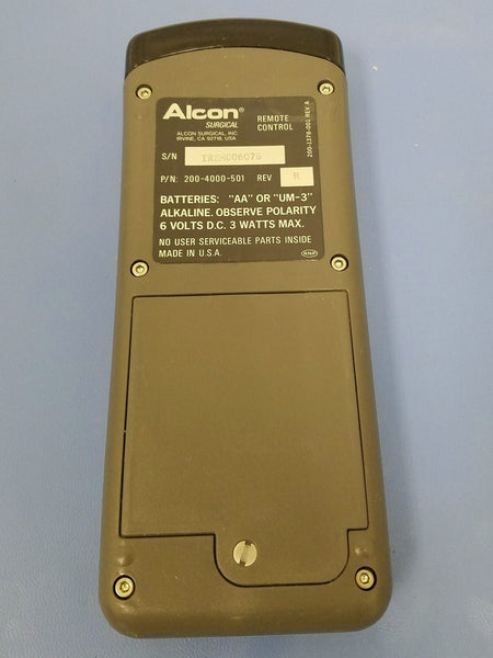 ALCON WIRELESS REMOTE CONTROL 200-4000-501 REV H 