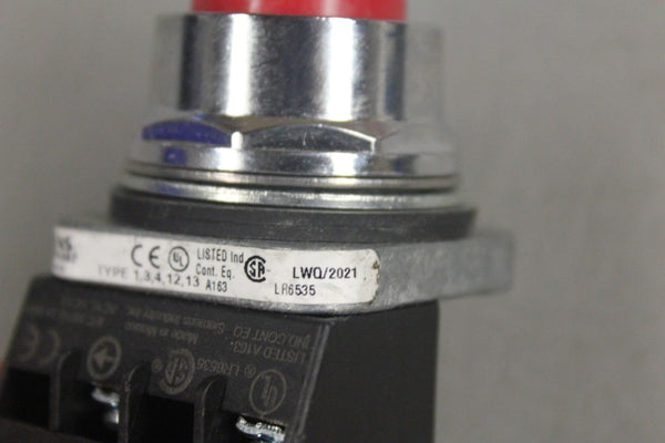 SIEMENS RED PUSHBUTTON MODULE 52PL4D2 52AAF
