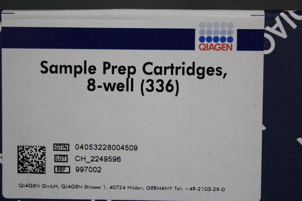 NEW BOX OF QIAGEN SAMPLE PREP CARTRIDGES 8-WELL (336) 997002