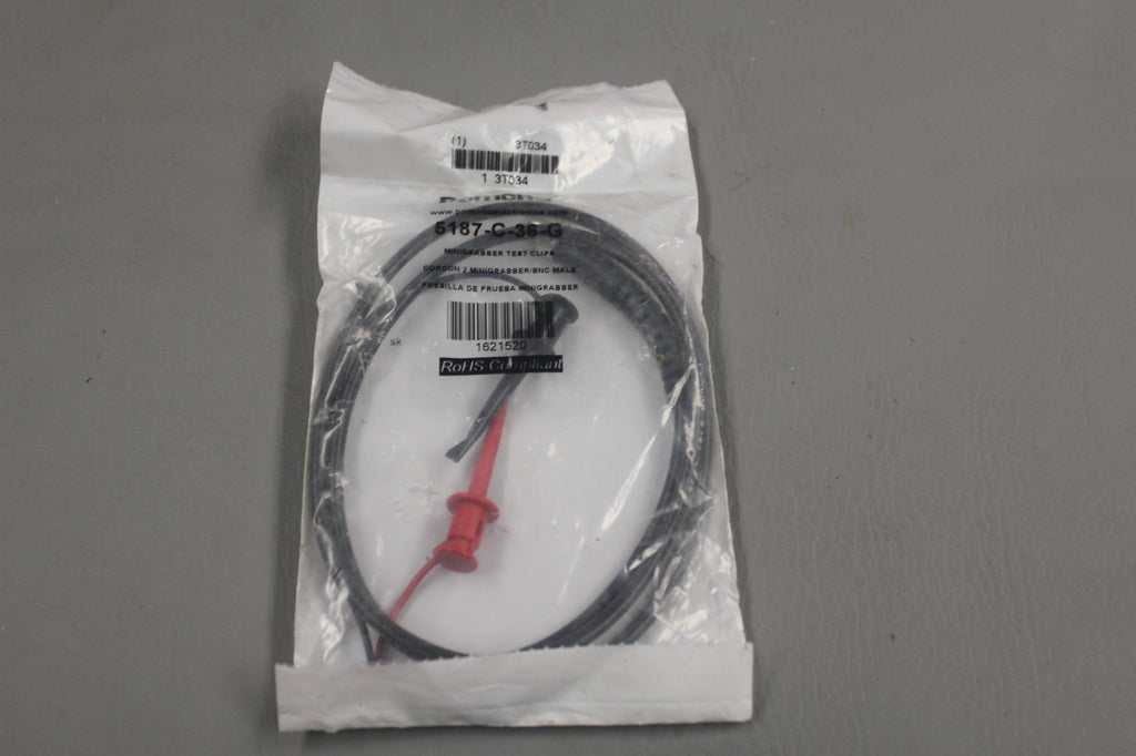 NEW POMONA ELECTRONICS MINI GRABBER TEST CLIPS BNC MALE 5187-C-36-G