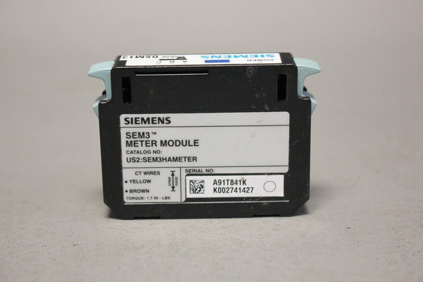 NEW SIEMENS SEM3 METER MODULE