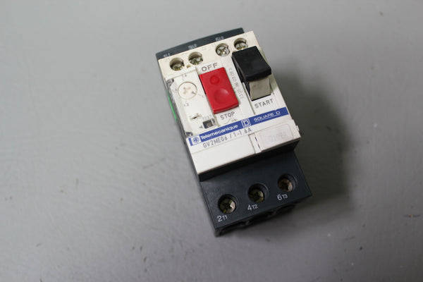 Telemecanique GV2ME06 1-1.6A Motor Control Circuit Breaker Disconnect