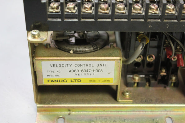 FANUC VELOCITY CONTROL UNIT A06B-6047-H003