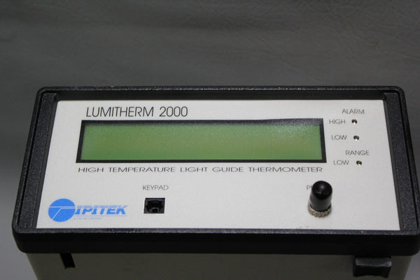 IPITEK LUMITHERM 2000 HIGH TEMPERATURE LIGHT GUIDE THERMOMETER