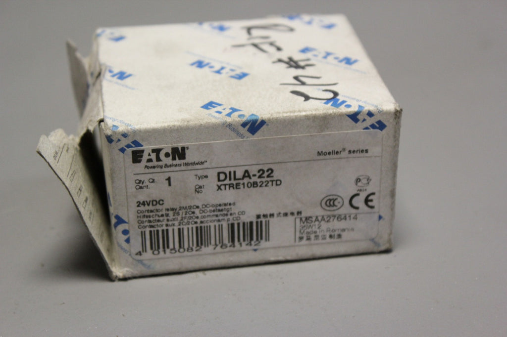 NEW EATON CONTACTOR RELAY  DILA-22