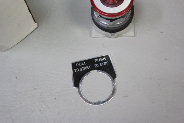 NEW SCHNEIDER RED EMERGENCY PUSHBUTTON  P/N: 9001KR9R