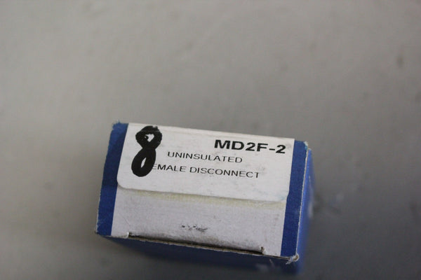 NEW THOMAS & BETTS MD2F-2 UNINSULATED FEMALE DISCONNECT LOT OF 8
