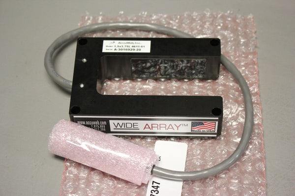 NEW ACCUWEB INFRARED WIDE ARRAY EDGE DETECTION SENSOR 1.5X3.75L 4611-01