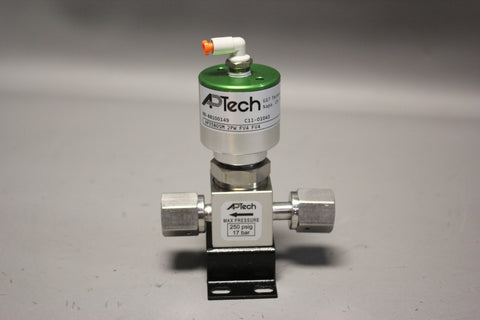 UNUSED APTECH STAINLESS DIAPHRAGM VALVE AP3580SM 2PW FV4 FV4 250 PSIG 17 BAR