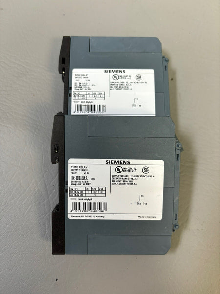 2- UNUSED SIEMENS 3RP2512-1AW30 TIME RELAY