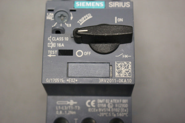 UNUSED SIEMENS COMBINATION STARTER 3RA21100KA151AK6