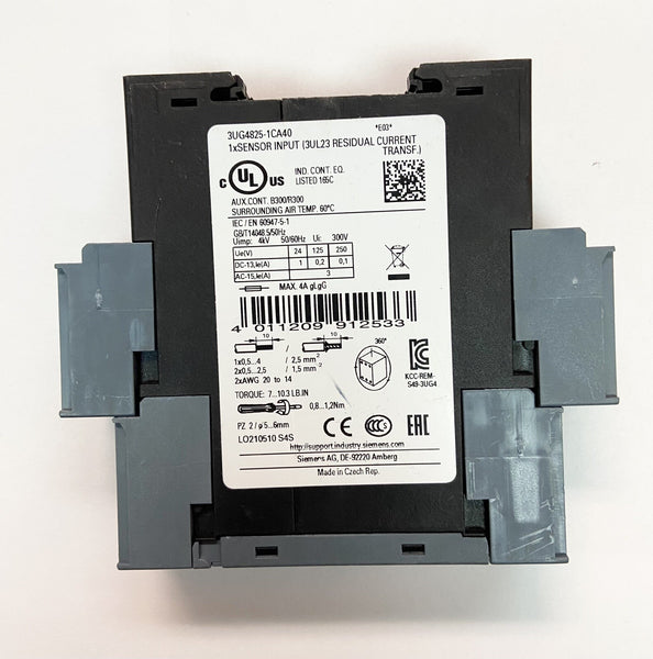 UNUSED Siemens SIRIUS 3UG4825-ACA40 Digital Phase Monitoring Relay