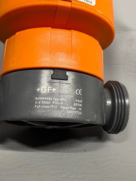 GEORG FISCHER  PNEUMATICALLY ACTUATED VALVE #5 WITH 199190305 POSITION INDICATOR