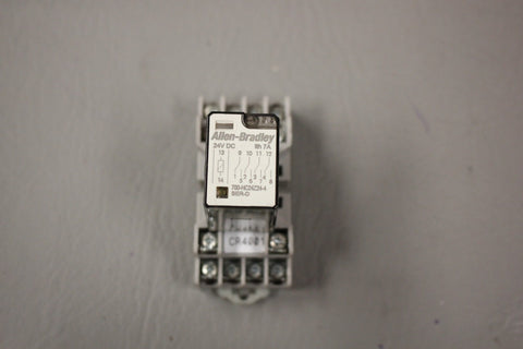ALLEN BRADLEY RELAY AND BASE 700-HC24Z24-4 SER-D