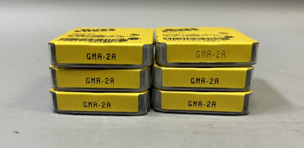 6 (30) Pack Bussmann Buss Fuses GMA 2A Amp 250 Volt, Time Delay Glass Body Fuse