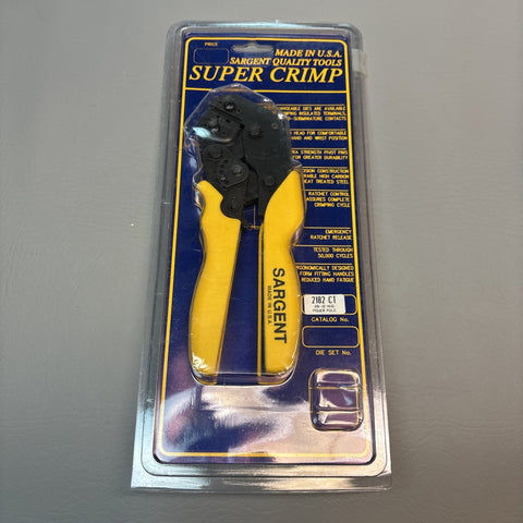 SARGENT 2182 CT SUPER CRIMP 20-12 AWG POWER POLE D-SUBMINIATURE
