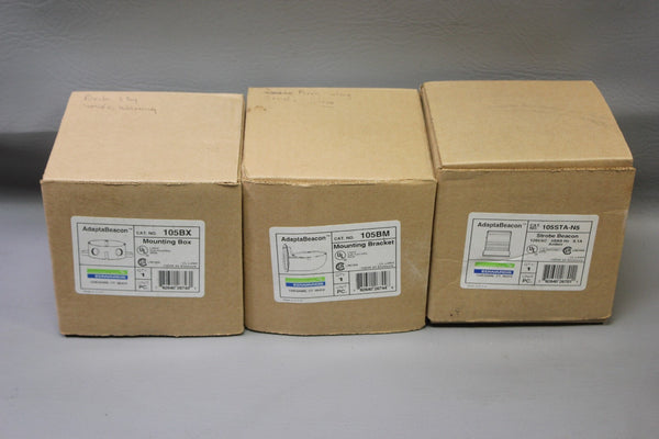 NEW EDWARDS ADAPTABEACON STROBE BEACON & ACCESSORIES 105STA-N5 105BM 105BX AMBER