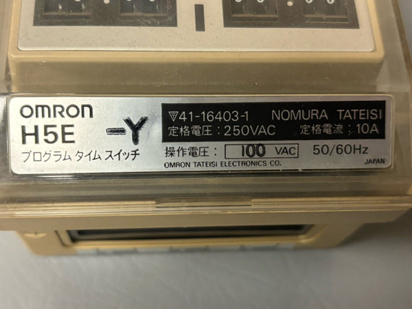 Omron H5e-Y Timer 100V 41-16403-1
