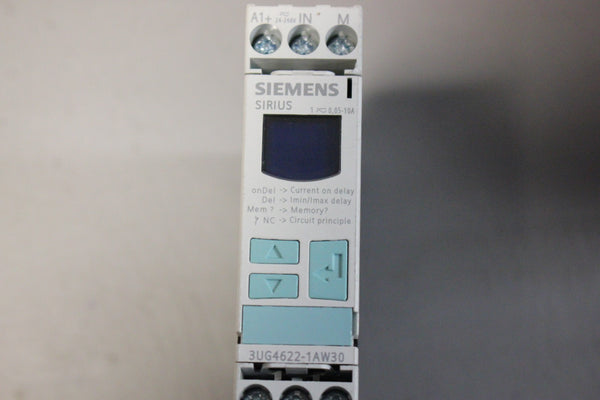 SIEMENS DIGITAL CURRENT MONITORING RELAY 3UG4622-1AW30