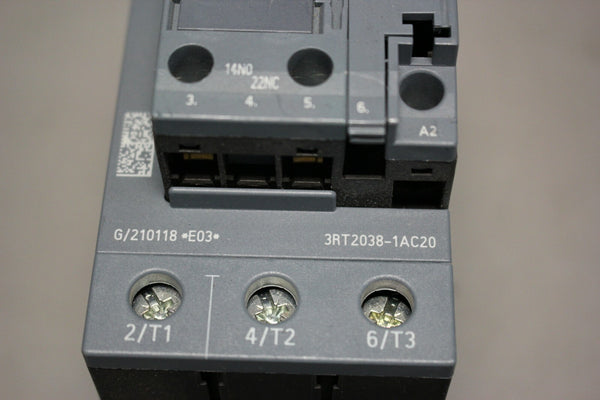 UNUSED SIEMENS POWER CONTACTOR 3RT2038-1AC20