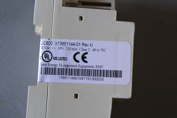 TRANE CHILLER CONTROL MODULE UC800 X13651144-01 REV. G