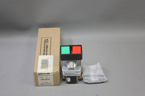 NEW KILLARK HAZARDOUS LOCATION DOUBLE PUSH BUTTON G022-GR12D