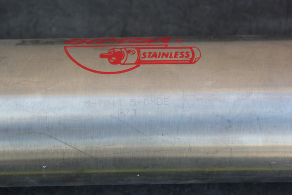 LARGE BIMBA STAINLESS STEEL PNEUMATIC CYLINDER  M-7011 5-DXDE