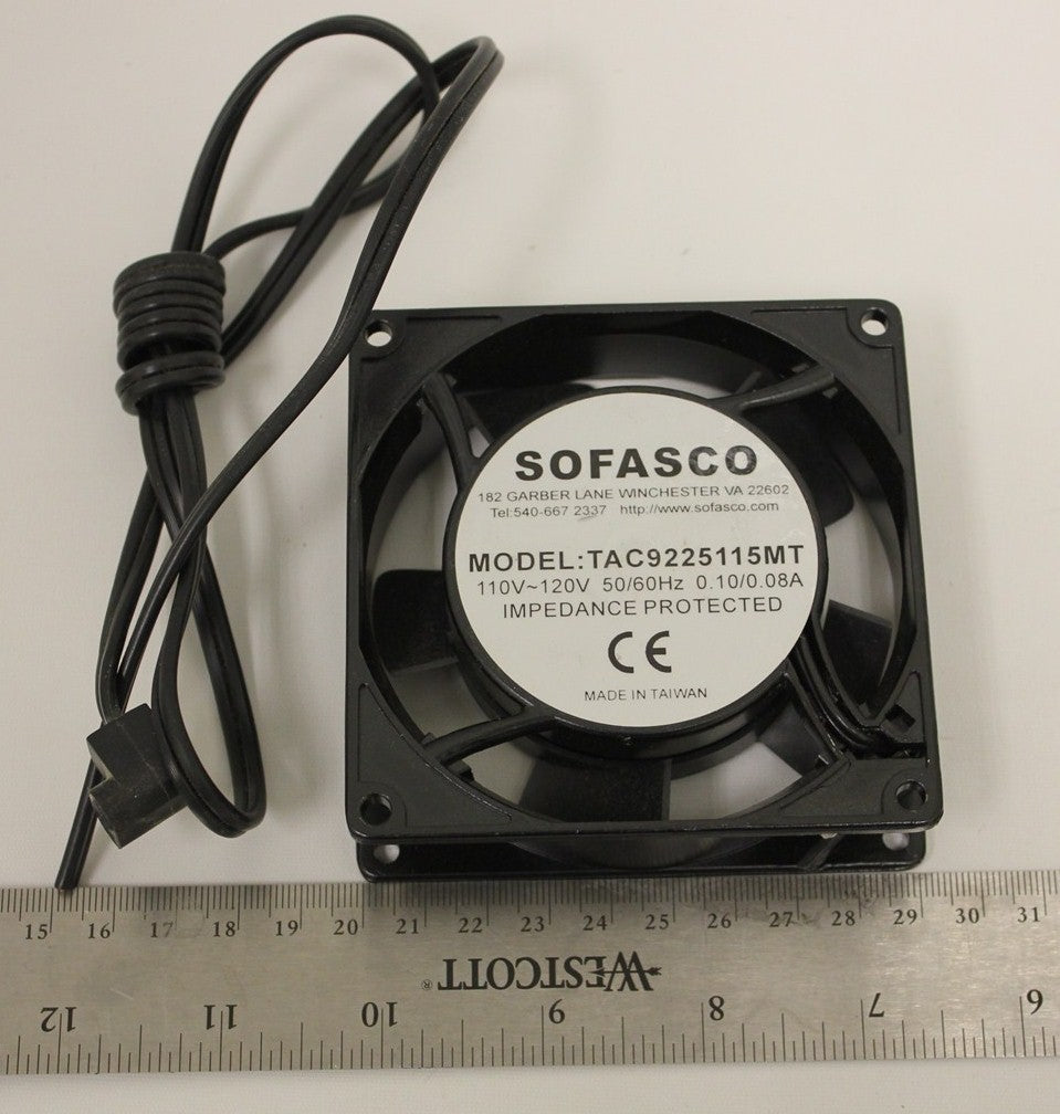  SOFASCO TAC9225115MT 110V AC FAN .1/.08A IMPEDENCE PROTECTED ~190MM