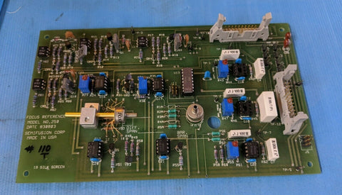 Semifusion Focus Reference 250 Wafer Processing Board 