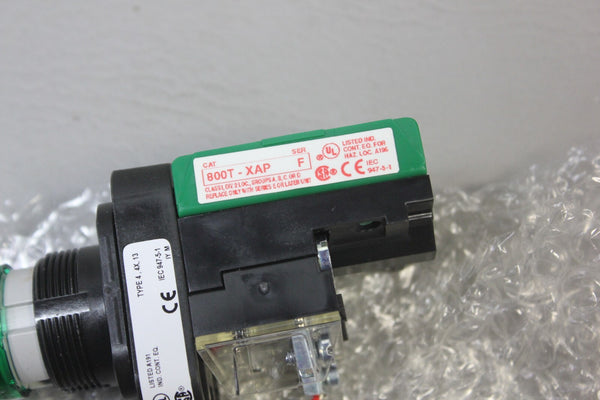 NEW ALLEN BRADLEY GREEN PUSH TO TEST PILOT LIGHT 800H-QRTH24GAP F