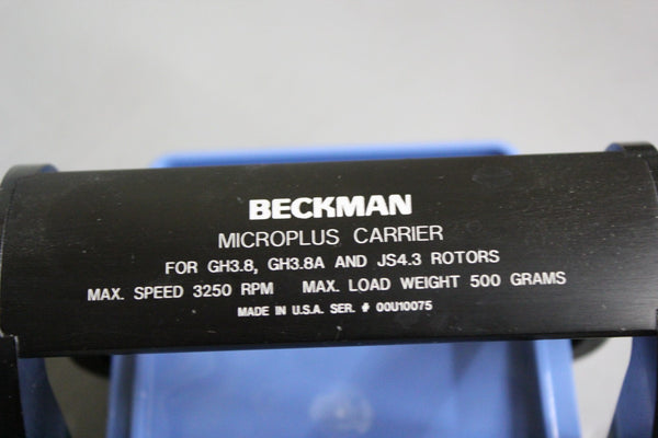 BECKMAN MICROPLUS CARRIER FOR GH3.8 GH3.8A & JS4.3 ROTORS
