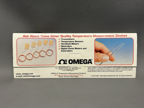 VINTAGE Pack of 5 Omega IRCO-003-BW Precision Fine Wire Thermocouples