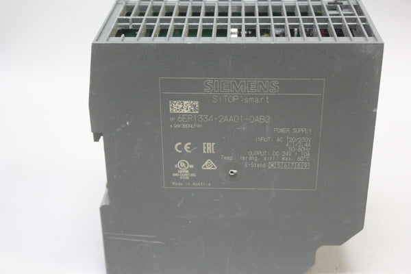 SIEMENS SITOP POWER SUPPLY P/N:  6EP1334-2AA01-0AB0