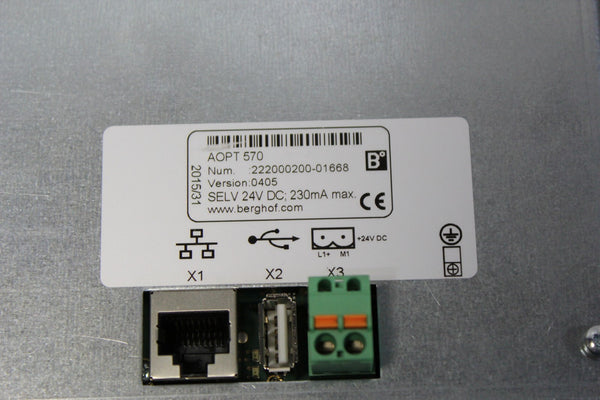 ASYS/BERGHOF HMI OPERATOR PANEL  AOPT 570