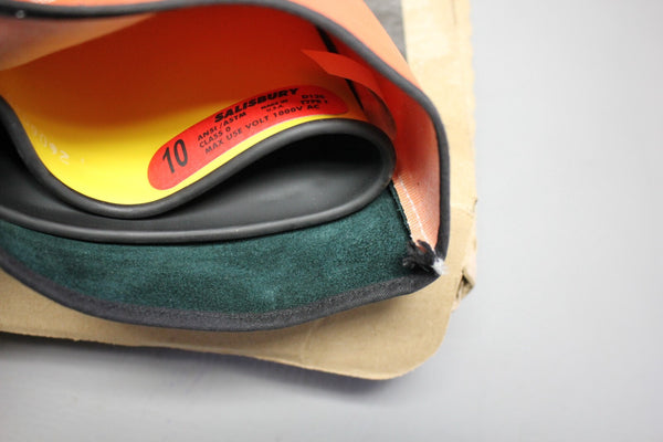 HONEYWELL SALISBURY LEATHER PROTECTED LINEMAN GLOVES  ILPG-5S