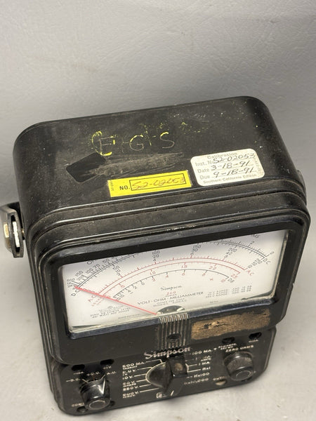 Vintage Simpson 260 Analog Multimeter
