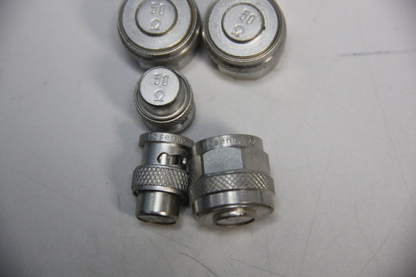 LOT OF 8 ROSENBERGER 50OHM RF TERMINATION TYPE N & BNC